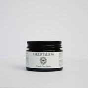 Frank Face Balm in amber glass jar – nourishing tallow-based face balm made with natural ingredients for hydrated, radiant skin – Australian tallow skincare by Naked Tallow.