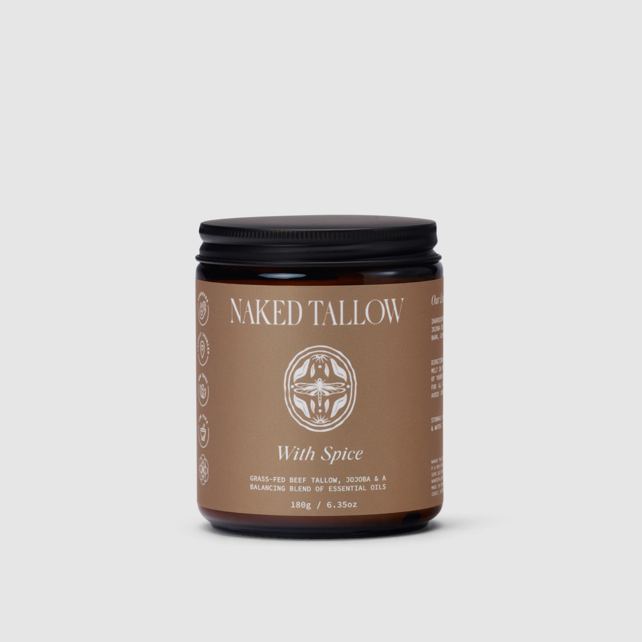 With Spice (Gingerbread) Tallow Cream