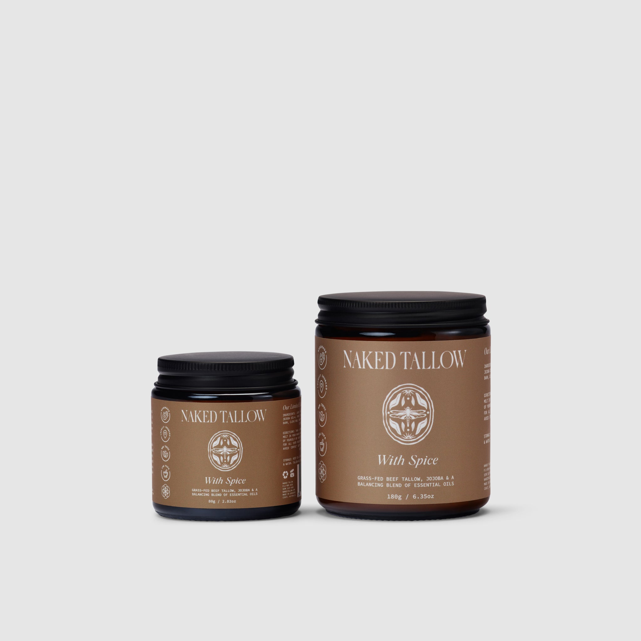 With Spice (Gingerbread) Tallow Cream