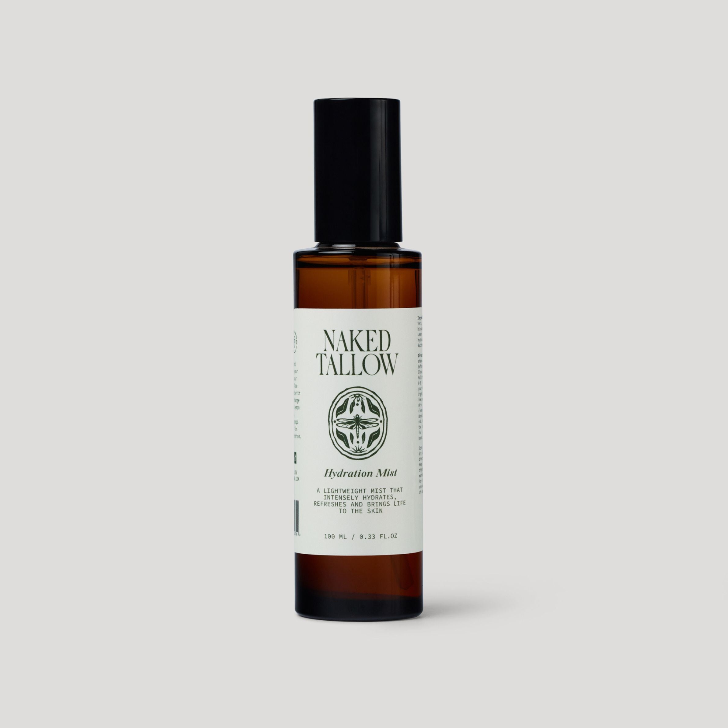 Naked Tallow bottle on a light gray background