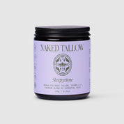 Naked Tallow Sleepytime product on a light gray background